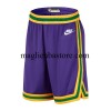 Utah Jazz Pantaloncini Nike 2023-2024 Classic Edition Viola Swingman - Uomo